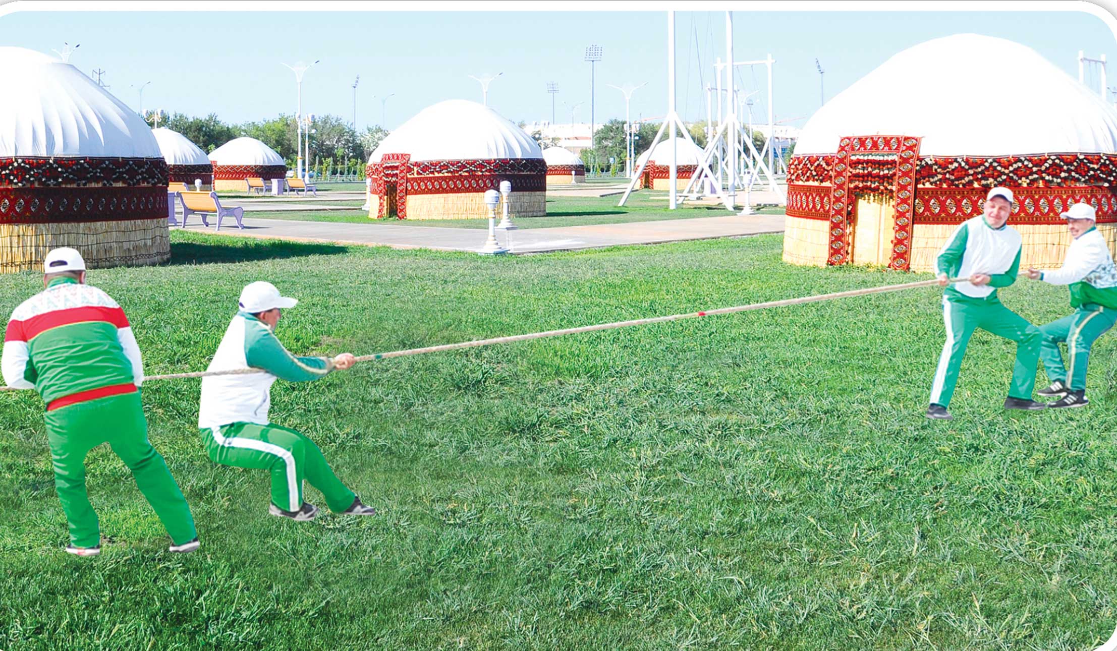 Sport ýaryşy geçirildi.