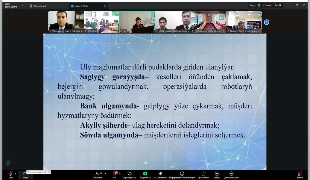 Onlaýn maslahata ganlaşyldy