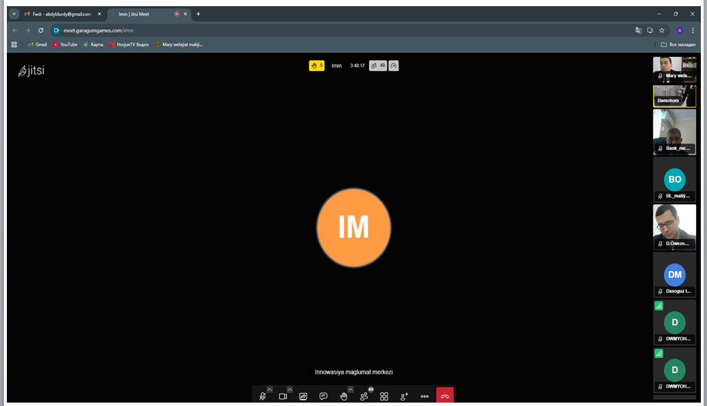 Onlaýn-teleköpri arkaly maslahata gatnaşyldy
